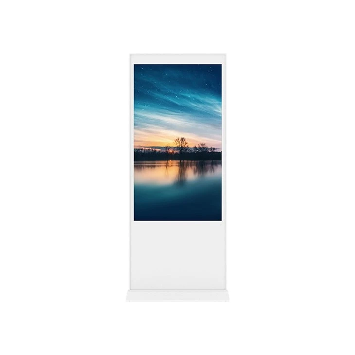 White Pillar Digital Display
