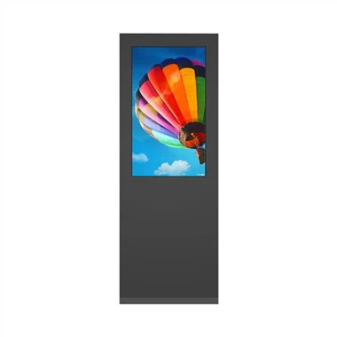 Exibição de publicidade ao ar livre de parada de ônibus