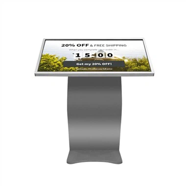 Exibição de sinalização digital para shoppings